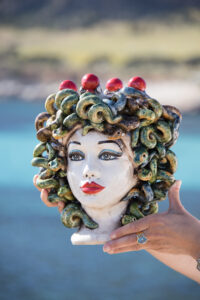 Medusa Testa di Moro Siciliaanse vaas Siciliaans hoofd teste di moro