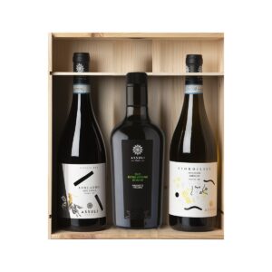 Sicilia · Wijn & olijfolie in houten kist